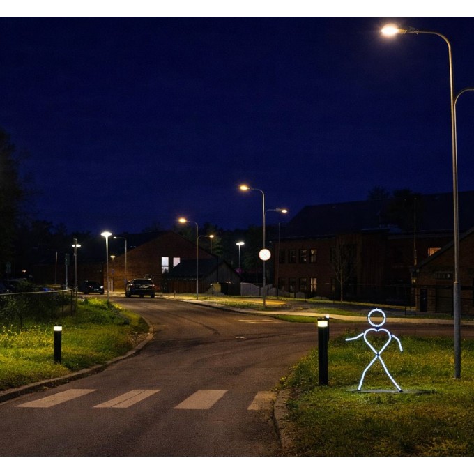 Pieton reflectorizant